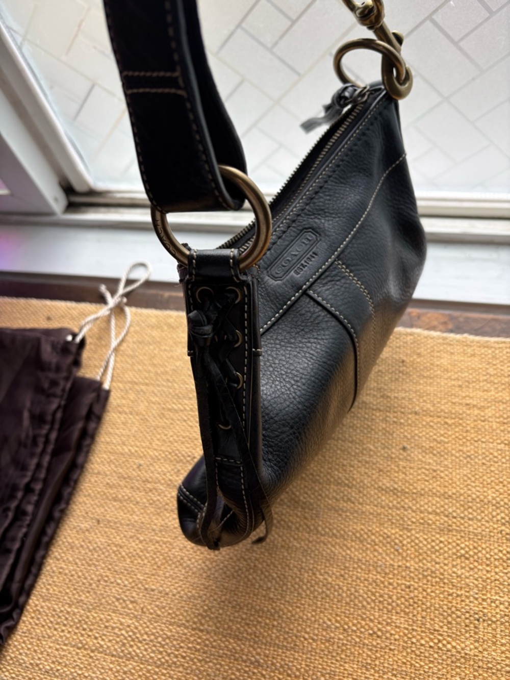 Coach Bleecker Crossbody in black - Picture 3 of 6